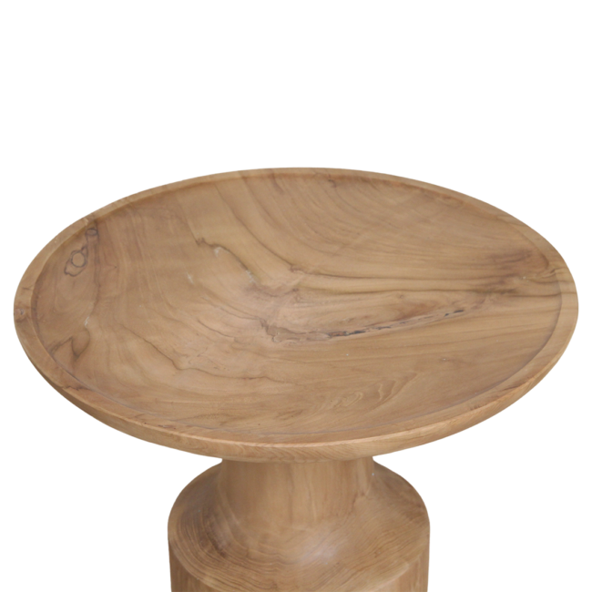 nero teakhouten bijzettafel day natuurlijk teak