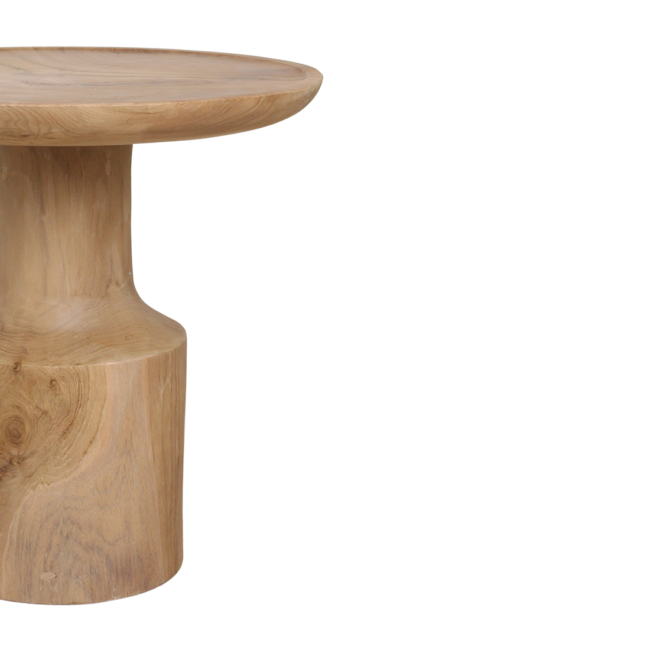 nero teakhouten bijzettafel day natuurlijk teak