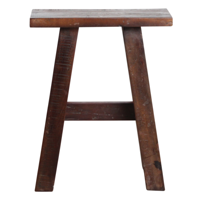 factory "bus stop" houten bankje 45x20x50 cm