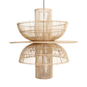 saturn rotan hanglamp Ø 65x63 cm