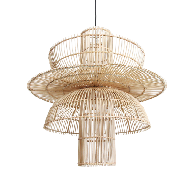 saturn rotan hanglamp Ø 65x63 cm