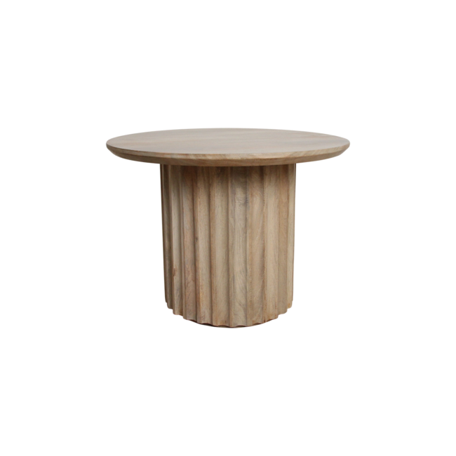 bullnose bijzettafel reversed naturel Ø 55 cm bullnose bijzettafel reversed naturel Ø 55 cm