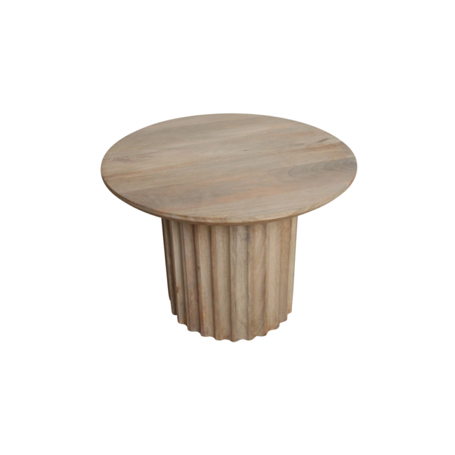 bullnose bijzettafel reversed naturel Ø 55 cm bullnose bijzettafel reversed naturel Ø 55 cm