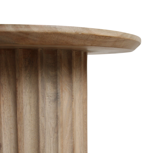 bullnose bijzettafel reversed naturel Ø 55 cm bullnose bijzettafel reversed naturel Ø 55 cm