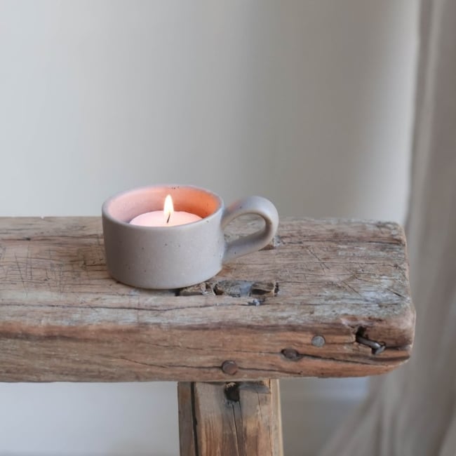 tealight holder tara taupe waxinelichthouder kleine kaarsjes tealight holder tara taupe waxinelichthouder kleine kaarsjes