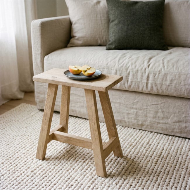 beachwood bankje mangohout 45x20x50 cm beachwood bankje mangohout 45x20x50 cm