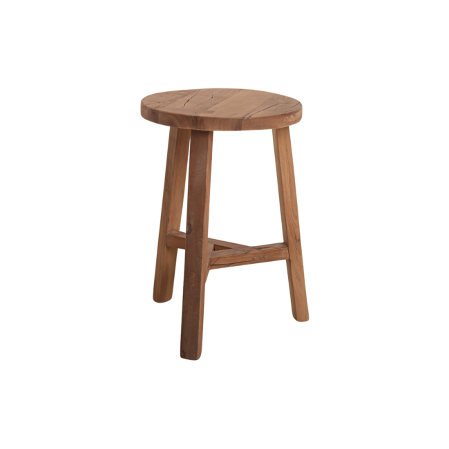 farmwood houten kruk / bijzettafel 34x34x50 cm farmwood houten kruk / bijzettafel 34x34x50 cm